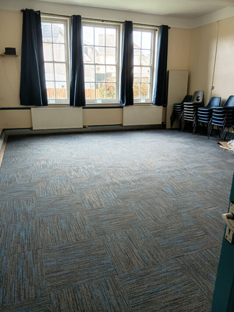Diagonal shot of the Barbara Olds Room
